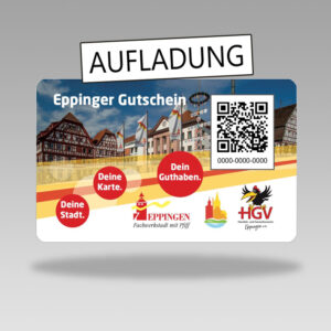 Eppinger Gutschein Aufladung